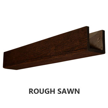 Faux Wood Ceiling Beams - rough sawn